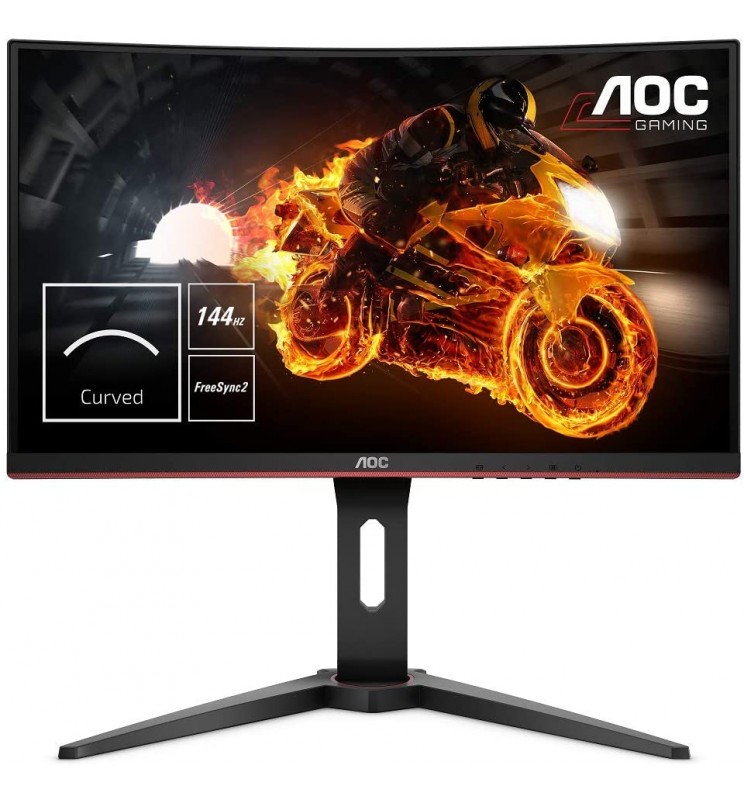 Monitor Aoc C24g1 Led 24 Gaming Curvo 144hz 1ms Vga 2 Hdmi Dp 7171