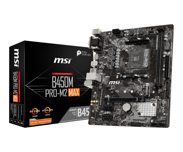 Msi b450m a pro max установка ssd m2